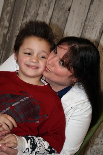 Me and My son Christmas 2008 - Momma's Boy :)