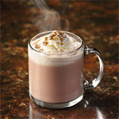 hot chocolate - Hot chocolate with whipped cream