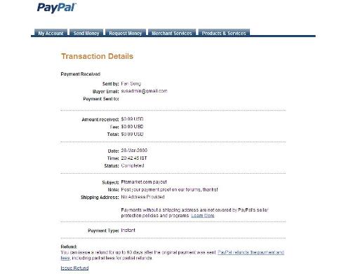 ptc market payment proof - PTC market paid me for the 4th time......
