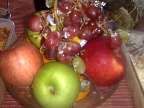 fruit - apples, grapes, etc.