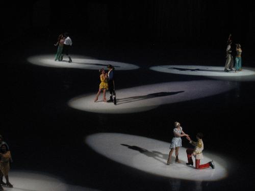 disney on ice - the princesses during the disney on ice show