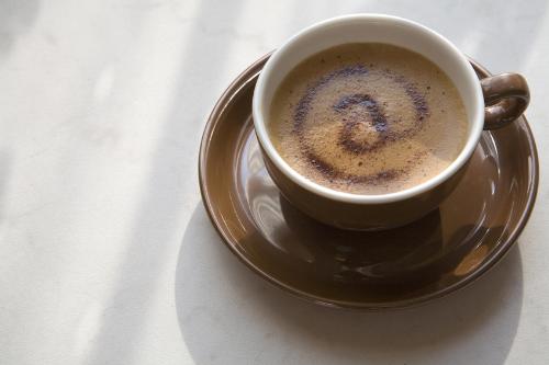 coffe - I got mail on my coffe, every morning, I always think of mylot, that I even draw an @ sign on my coffe using a creamer... hehehe