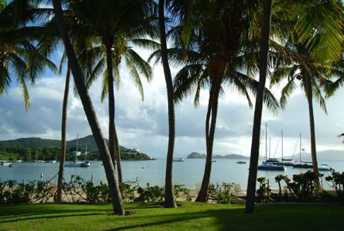View from my USVI Villas - This is the view from my patio in St. Thomas USVI