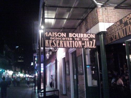 Maison Bourbon Jazz - New Orleans, Louisiana - Jazz is a uniquely American type of music. New Orleans, Louisiana is known for its preservation and fostering of jazz music, like the Maison Bourbon, located on Bourbon Street.