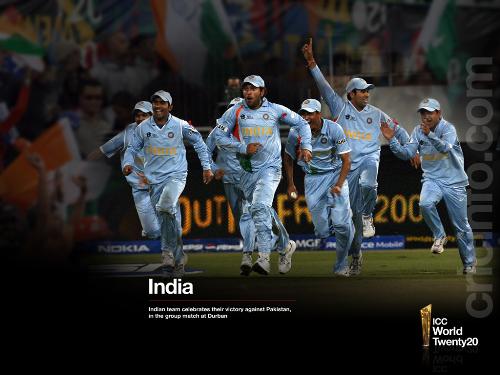 T20 World cup win - t20 world cup win for india against pakistan in joh'burgh south africa
