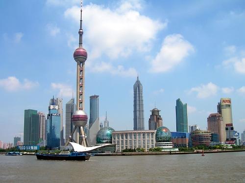Shanghai - A modern large city.