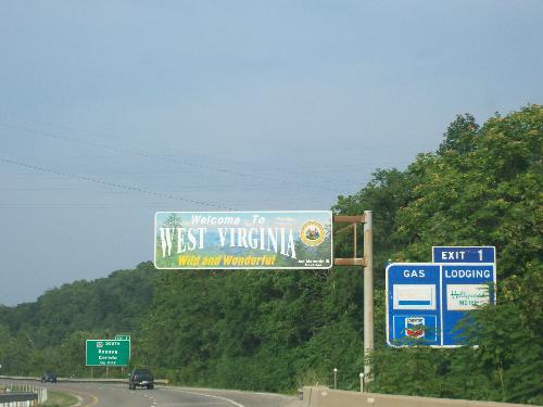 Welcome to West Virginia! - A photo I took when my family & I were moving from California to Virginia of the 'Welcome to West Virginia' sign. It seemed really exciting at the time since were were almost done with our trip! LoL