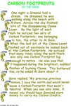 Carbon Footprints In the Sand - My parody of the old'Footprints' poem.