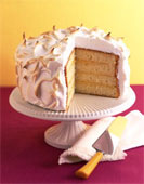 cake - Layer Cake with Meringue Frosting