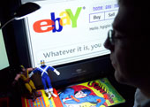 ebay - Man browsing web pages