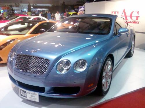 Bently - A Bently car in a car show.