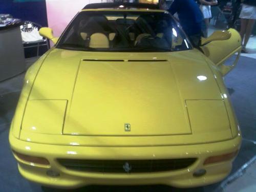 Ferrari - Yellow Ferrari frontview
