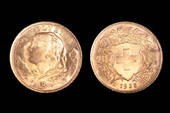 Golden coins - This is the swiss gold coin