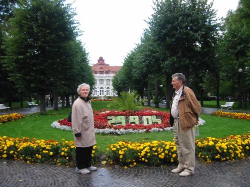 Karlovy Vary - This is a photo of my parents in Karlovy Vary
