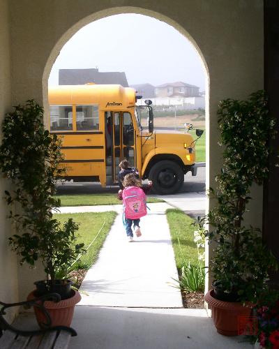 First day of School - Just want to share excitement of first day in school.