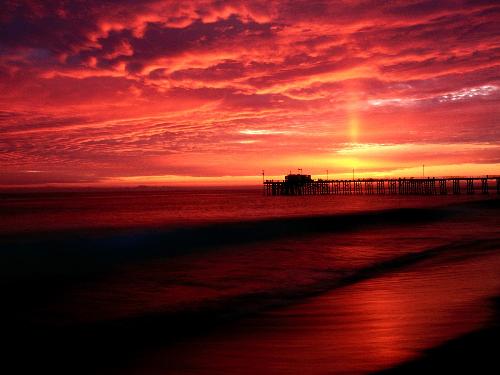 life - balboa pier beach, califoria