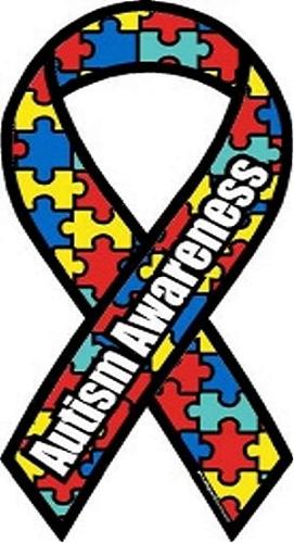 Autism Awareness Ribbon - This is a picture of the Autism Awareness Ribbon. Wear it with pride on April 2nd.