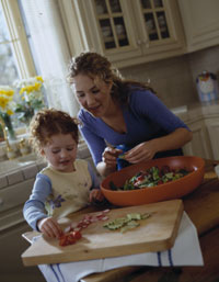 kids involve in cooking - for post