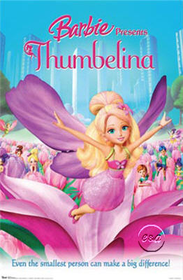 barbie thumbelina - barbie tells the story of thumbelina in a a modern twist!