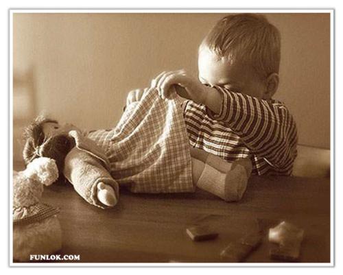 naughty little kid - naughty little kid peeping inside the doll's skirt