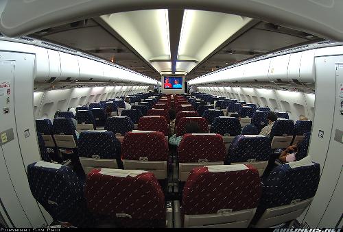 inside an aeroplane - inside of an aeroplane