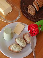 Cheese Bread - Bread with Grated Cheese.