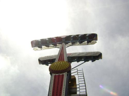 space gun - i'm stuck up there in the ride. it was a reeally awesome experience