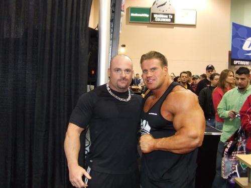 Jay Cutler - Jay Cutler with my friend Jason at the 2006 Arnold Classic.