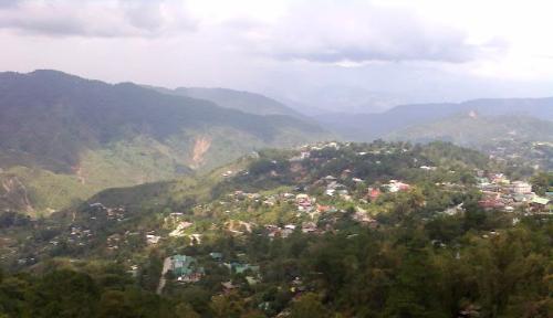 Mountian side view - Baguio, Philippines