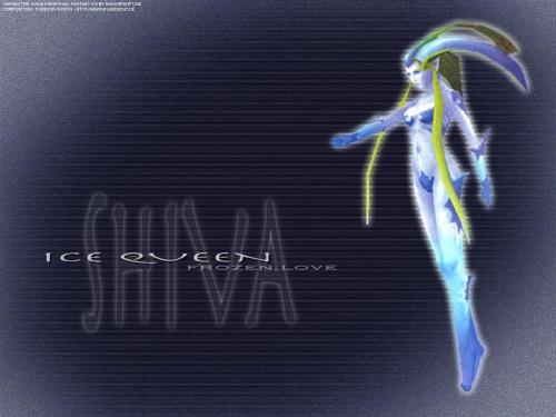Final Fantasy GF Shiva - this is a picture of shiva the ice queen of final fantasy