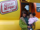 once in a lifetime... - Do for your kids what your parents couldn't do for you. I had the opportunity to let my 6th child play in the Oscar Mayer weiner mobile. It was great.