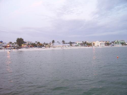 In the ocean  - A picture taken while in the Ocean, at Fort Myers Beach, FL