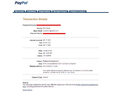 My 7th payment from ptcmarket.com - PTCmarket is paying me daily.....