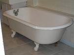 bathtub - plugged bathtub drain