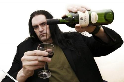 Peter Steele - Doing one of his favorite things!