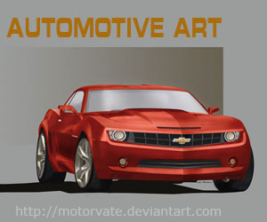 automotive artist - 2006 Chevrolet Camaro concept car
