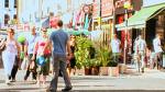 Portobello Road - Shopping can be done outside.
