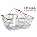 Shopping Basket - Chrome shopping basket.
