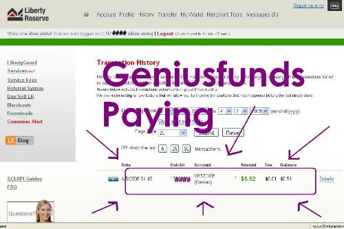 Geniusfunds - Payment prooved from Geniusfunds.