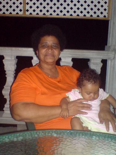 my mama and my niece - she is an angel