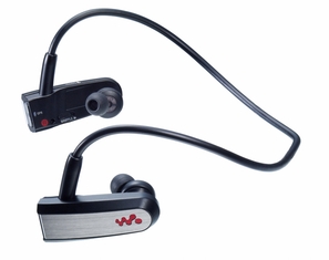Sony Walkman - Behind the neck type mp3 player. With in era type of earbuds. Good audio reproduction. Worht buying for