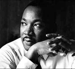 MLK Thinking... - Martin Luther King is sat, perfectly poised, as he thinks about the future of the United States. What will or will not happen?