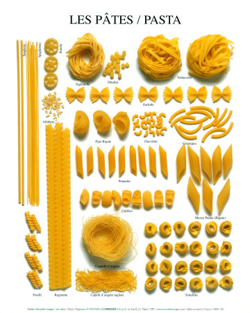 Pasta - The different kinds of pasta
