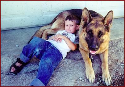 Our dog - Our dog and my newphew