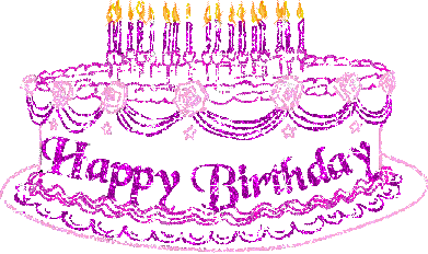 Happy Birthday cake - Happy birthday purple cake