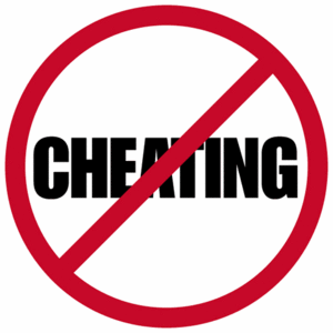 cheating is wrong - say no to cheating