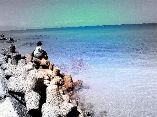 Philippines - This was taken at Bonuan, Pangasinan. The Philippines has a lot of beautiful beaches.