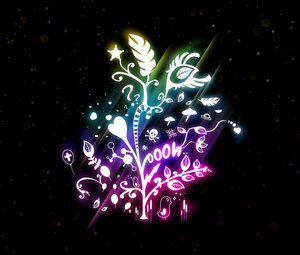 Tree of Life - This is a light portrait portraying a tree of life.