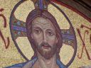 Jesus stained glass window - A beautiful stained glass window of Jesus