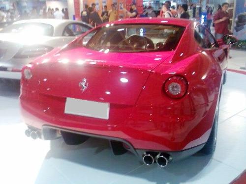 cars - Backview of red ferrari